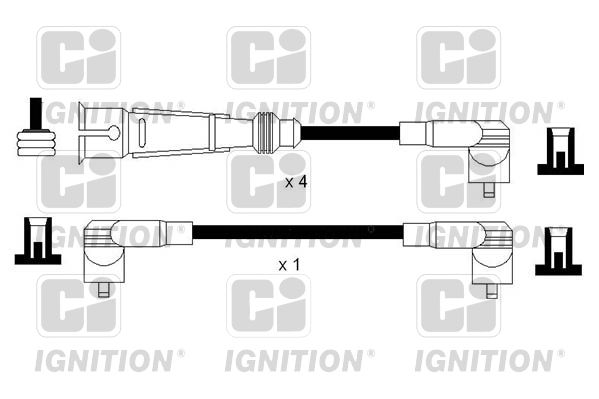 QUINTON HAZELL Комплект проводов зажигания XC1151